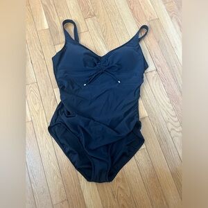 Women’s Extra Large Black One Piece Bathing Suite
